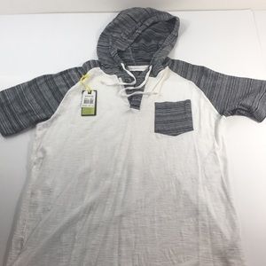 Broken threads short sleeve hoodie medium